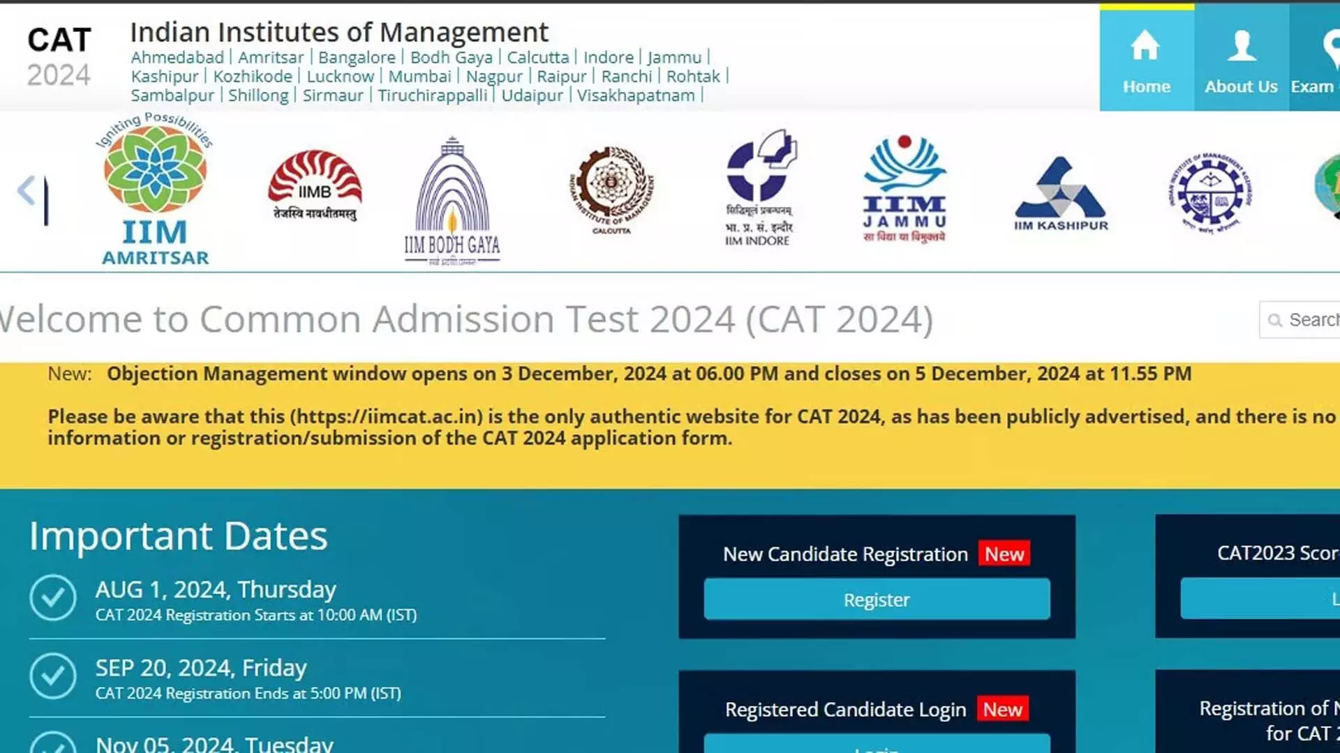 CAT 2024: अंतिम उत्तर कुंजी iimcat.ac.in पर जारी