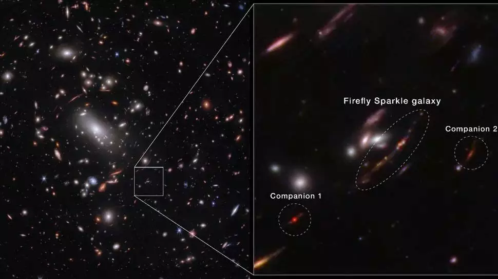 फायरफ्लाई स्पार्कल आकाशगंगा को ईंट दर ईंट जोड़कर बनते देखा