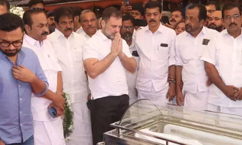 पी.पी. माधवन के निधन पर राहुल गांधी ने दी अंतिम विदाई