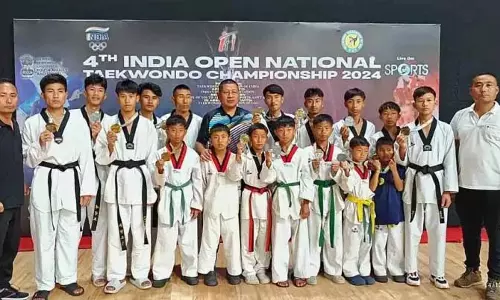Nagaland ताइक्वांडो टीम ने चौथी इंडिया ओपन चैम्पियनशिप में चमकाया