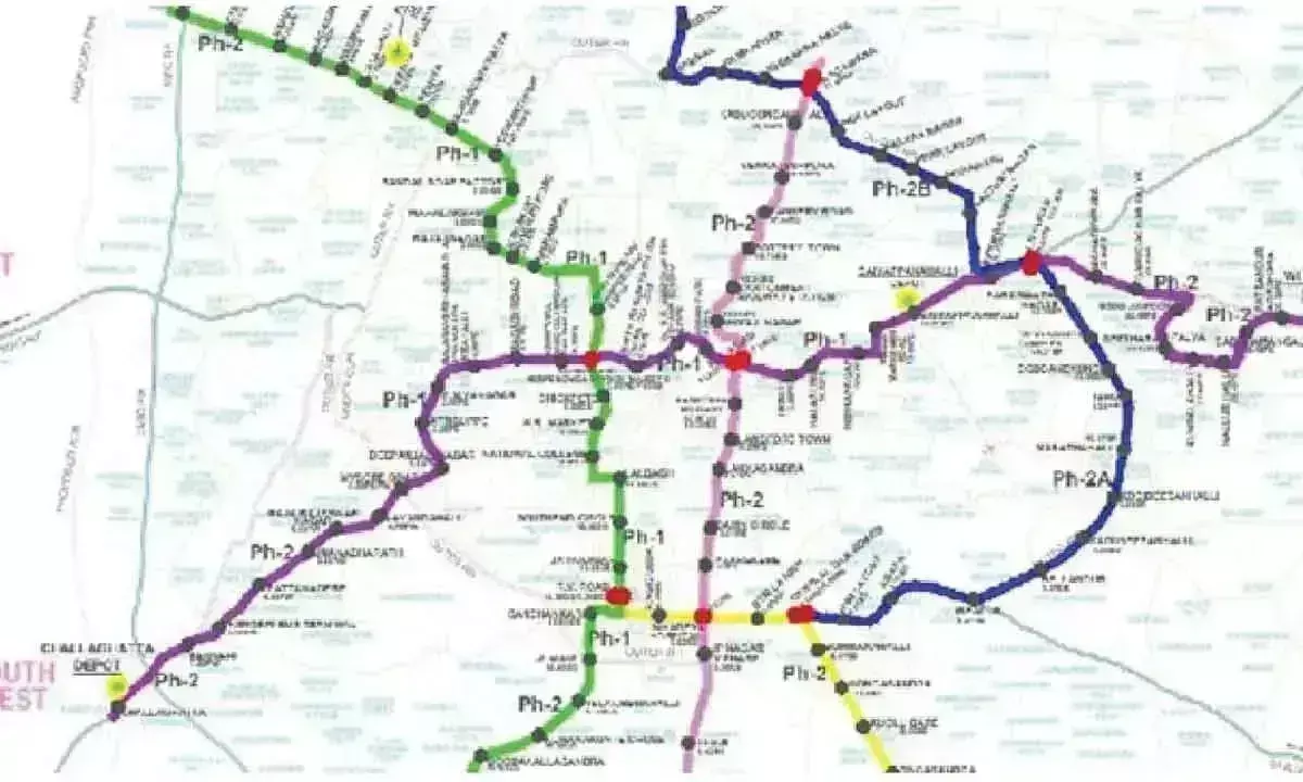 BMRCL ने नम्मा मेट्रो फेज 2 के लिए 3,000 करोड़ रुपये के ऋण समझौते पर हस्ताक्षर किए BMRCL ने नम्मा मेट्रो फेज 2 के लिए 3,000 करोड़ रुपये के ऋण समझौते पर हस्ताक्षर किए
