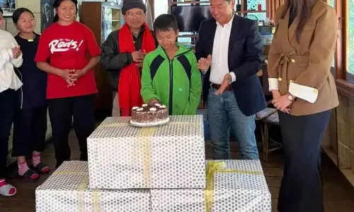 Nagaland : टीकेएम टीम ने खुज़ामा स्थित बाल गृह का दौरा किया
