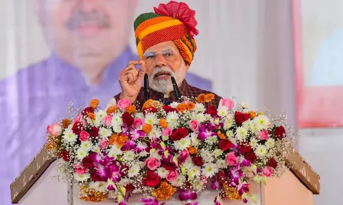 Rajasthan: PM मोदी ने पानी को लेकर राजनीति करने के लिए विपक्ष की आलोचना की