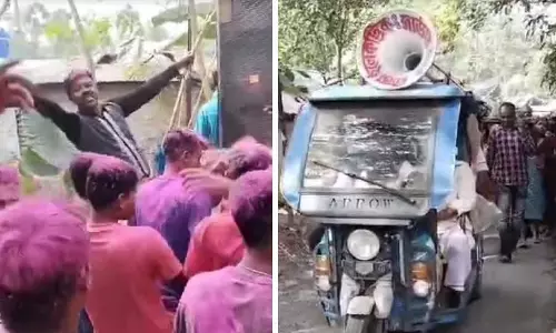 अबीर मेखे के पोते-पोतियों ने 111 वर्षीय व्यक्ति के अंतिम संस्कार में नृत्य