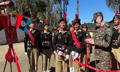 GOC स्पीयर कोर ने नागालैंड में NCC राष्ट्रीय एकता शिविर का किया दौरा