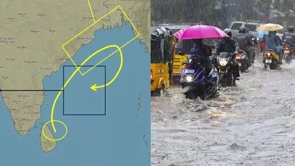 Chennai में आज होगी बहुत भारी बारिश..बंगाल की खाड़ी में बदलाव: मौसमचेतावनी