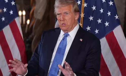 Trump की पहली न्यूज़ वार्ता में यूक्रेन, टिकटॉक और मुकदमों का मुद्दा छाया रहा