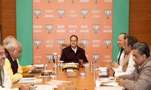 JP Nadda ने दिल्ली विधानसभा चुनाव और अन्य मुद्दों पर चर्चा के लिए भाजपा महासचिवों की बैठक की अध्यक्षता की