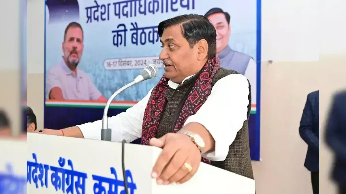 Jaipur: डोटासरा ने नर्मदा नहर के पानी को लेकर प्रधानमंत्री नरेंद्र मोदी के दावों पर सवाल उठाया Jaipur: डोटासरा ने नर्मदा नहर के पानी को लेकर प्रधानमंत्री नरेंद्र मोदी के दावों पर सवाल उठाया
