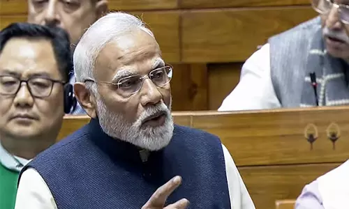 अंबेडकर विवाद पर PM Modi ने कांग्रेस पर निशाना साधा अंबेडकर विवाद पर PM Modi ने कांग्रेस पर निशाना साधा