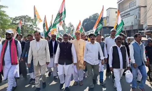 Tripura: कांग्रेस ने की अडानी के वित्तीय घोटालों की जांच की मांग Tripura: कांग्रेस ने की अडानी के वित्तीय घोटालों की जांच की मांग