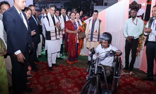 मुख्यमंत्री Manik Saha ने खेलो त्रिपुरा पैरा गेम्स 2024 का किया उद्घाटन मुख्यमंत्री Manik Saha ने खेलो त्रिपुरा पैरा गेम्स 2024 का किया उद्घाटन