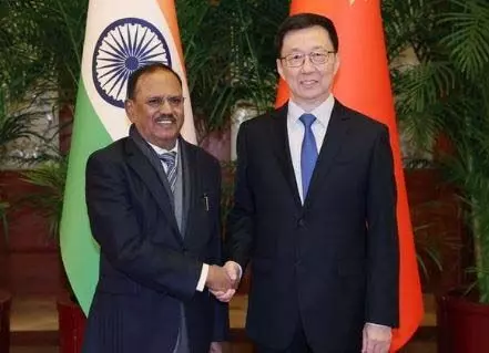 NSA Doval विशेष प्रतिनिधि वार्ता के लिए चीन पहुंचे, उपराष्ट्रपति हान झेंग से मुलाकात की