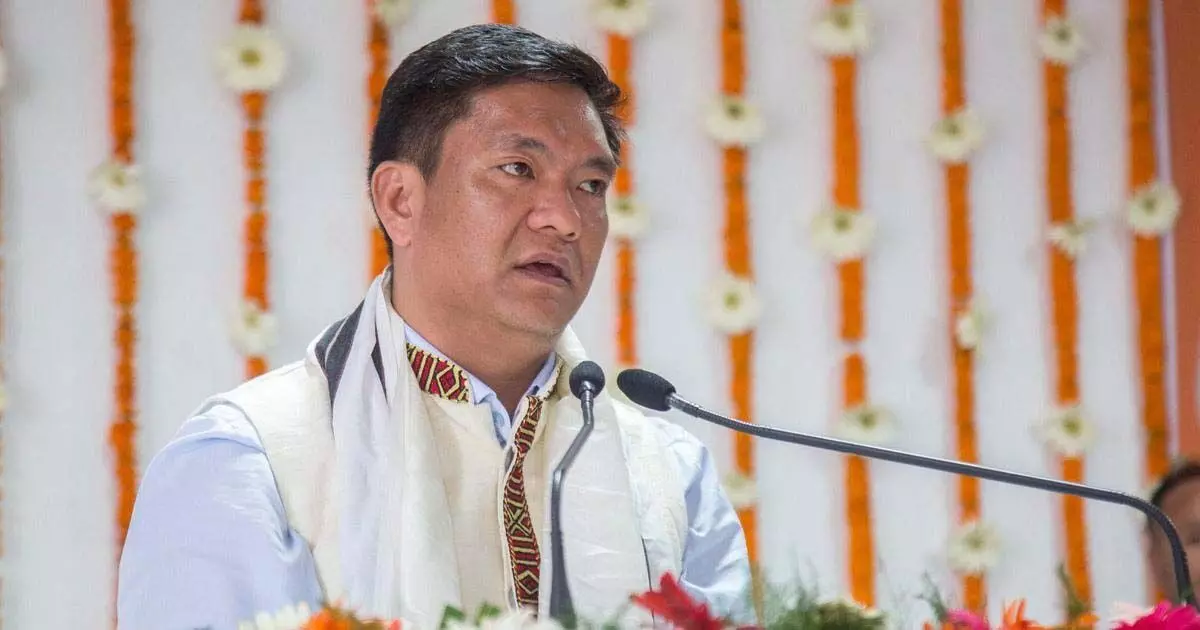 सियांग बांध परियोजना पर जनता को गुमराह कर रहे कार्यकर्ता: CM Khandu