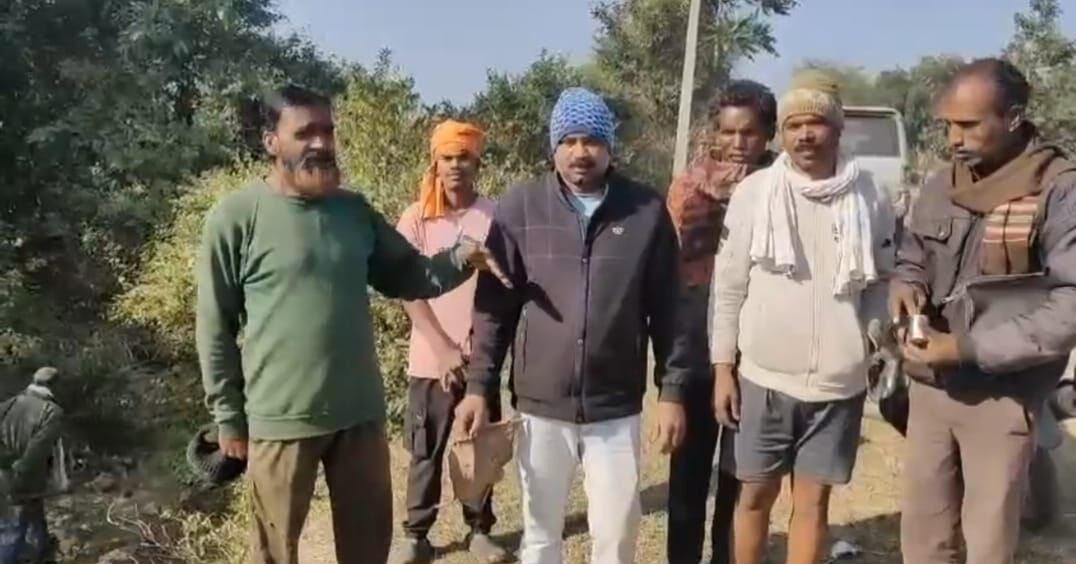 गैरतगंज सिलवानी गाडरवारा स्टेट हाइवे जुनिया के समीप Tiger टकराया कार से, खून के मिले निशान