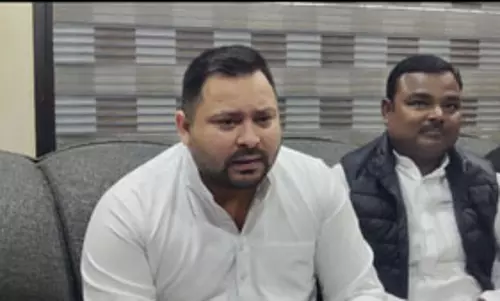 नीतीश कुमार की प्रगति यात्रा नहीं, अलविदा यात्रा है : तेजस्वी यादव