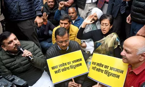 केजरीवाल ने डॉ. अंबेडकर पर शाह की टिप्पणी को लेकर भाजपा पर निशाना साधा