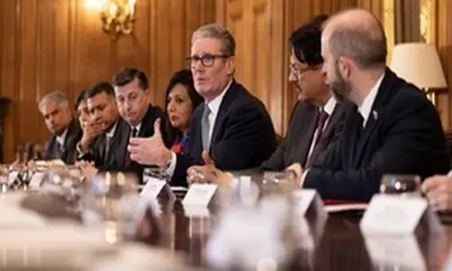 UK PM ने डाउनिंग स्ट्रीट में भारतीय कारोबारी नेताओं की मेजबानी की