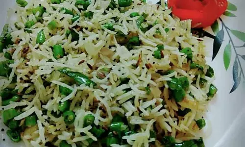 हरी बीन्स पुलाव रेसिपी