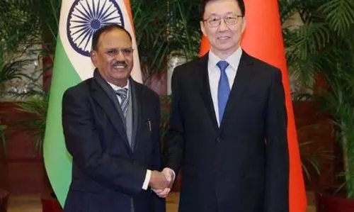 NSA Doval विशेष प्रतिनिधि वार्ता के लिए चीन पहुंचे, उपराष्ट्रपति हान झेंग से मुलाकात की