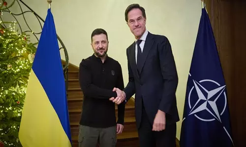 ज़ेलेंस्की और NATO प्रमुख ने यूक्रेन के लिए हवाई रक्षा को मजबूत करने के लिए बैठक की