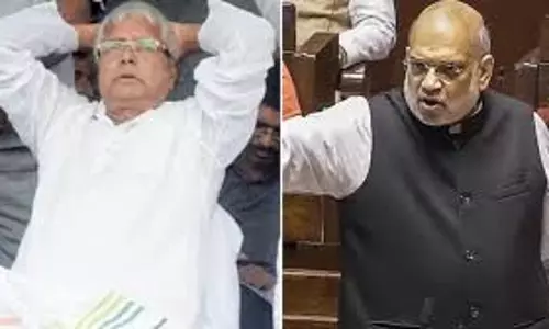 Patna: राजद सुप्रीमो लालू यादव ने अमित शाह को राजनीति छोड़ने की नसीहत दी