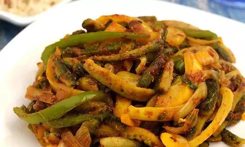 शिमला मिर्च फ्राई रेसिपी