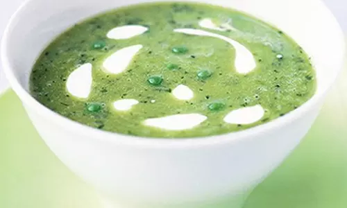 हरी मटर और पुदीना सूप रेसिपी