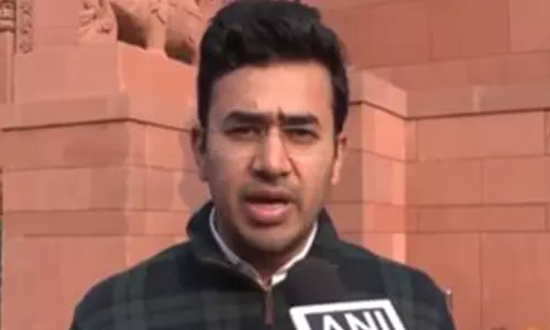 कांग्रेस के कारण बाबासाहेब अम्बेडकर को तीन बार अपमान का सामना करना पड़ा: Tejasvi Surya कांग्रेस के कारण बाबासाहेब अम्बेडकर को तीन बार अपमान का सामना करना पड़ा: Tejasvi Surya