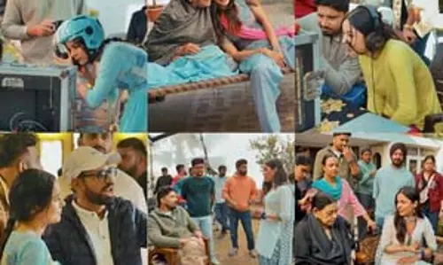 शहनाज गिल ने दिखाई इक कुड़ी के पीछे की झलक, हर पल को बताया जादुई