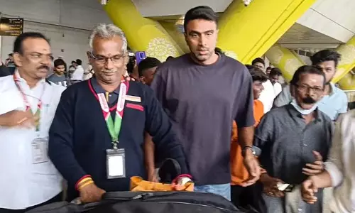 CHENNAI अश्विन का घर में हीरो का स्वागत किया