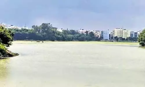 Harur निवासियों का आरोप है कि नारसन झील पर अतिक्रमण कर उसे आवासीय भूखंड के रूप में बेच दिया गया Harur निवासियों का आरोप है कि नारसन झील पर अतिक्रमण कर उसे आवासीय भूखंड के रूप में बेच दिया गया