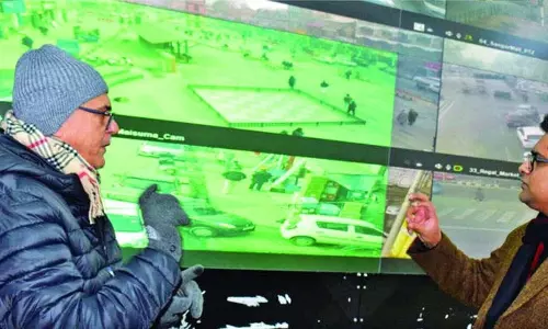 SSCL के सीईओ ने इंटेलिजेंट ट्रैफिक मैनेजमेंट सिस्टम का उद्घाटन किया
