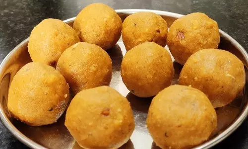 बेसन खोया लड्डू रेसिपी