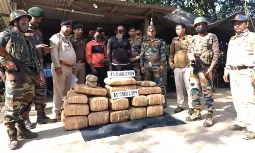 Tripura police ने धलाई जिले में 25 लाख रुपये मूल्य के गांजे के साथ दो लोगों को गिरफ्तार किया