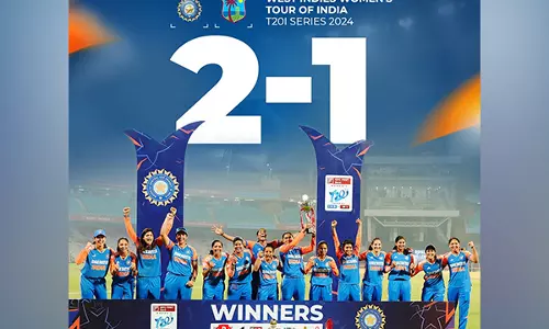 Third T20 match: भारतीय महिला टीम ने वेस्टइंडीज को 60 रन से हराया, सीरीज 2-1 से जीती Third T20 match: भारतीय महिला टीम ने वेस्टइंडीज को 60 रन से हराया, सीरीज 2-1 से जीती