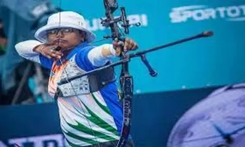 रिकर्व तीरंदाजी में धीरज, दीपिका कुमारी ने बुल्स आई पर निशाना लगाया रिकर्व तीरंदाजी में धीरज, दीपिका कुमारी ने बुल्स आई पर निशाना लगाया