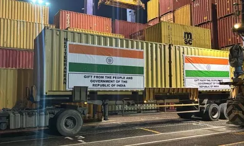 भारत ने लेसोथो को 1000 टन मानवीय सहायता भेजी