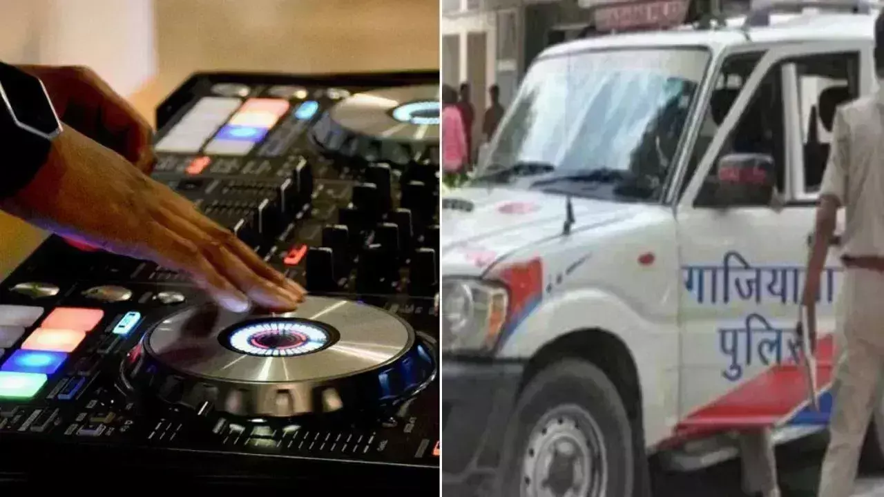 NCR Ghaziabad: पुलिस ने तेज अवाज में डीजे बजाने के मामले में कार्रवाई की