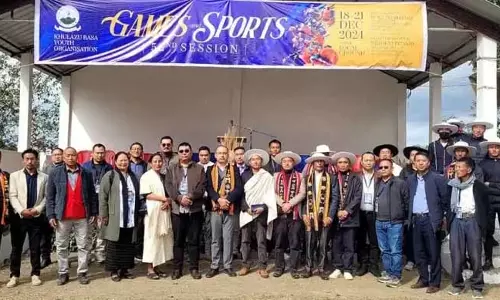 Nagaland : खुलाज़ू बासा युवा संगठन की खेल प्रतियोगिता शुरू