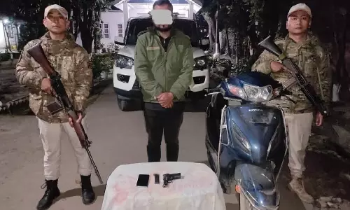 Manipur : उग्रवादी समूह के तीन व्यक्तियों की गिरफ्तारी, हथियार, गोला-बारूद बरामद