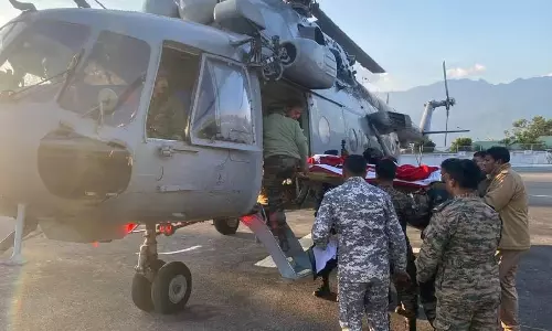 Sikkim : भारतीय वायु सेना ने SSB के 10 कर्मियों के लिए गंगटोक में बचाव अभियान चलाया