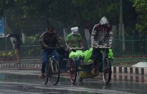 ओडिशा के अधिकांश भागों में दबाव के कारण बारिश