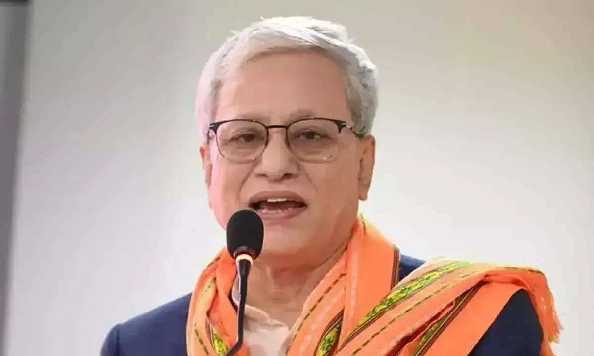 Governor जिष्णु देव गाचीबोवली स्टेडियम में विश्व ध्यान दिवस समारोह में शामिल हुए