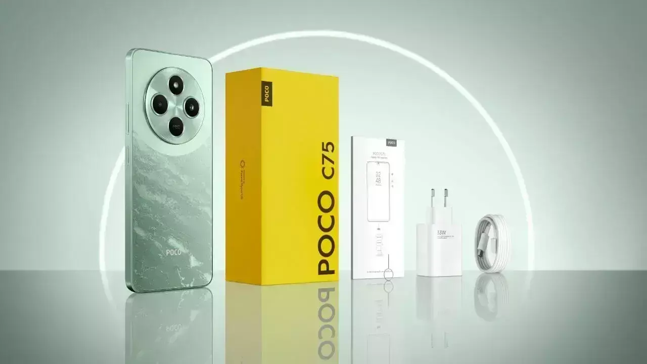 POCO C75 स्मार्टफोन लॉन्च , 5,160mAh की बैटरी के साथ मिलते है गजब फीचर्स