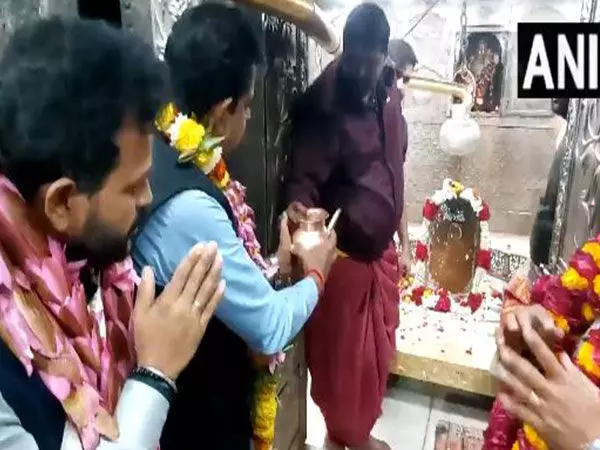 केंद्रीय मंत्री राम मोहन नायडू ने Ujjain में बाबा महाकाल मंदिर में पूजा-अर्चना की