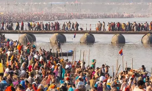महाकुंभ में 360 डिग्री दृश्य वाला पहला ‘गुंबद शहर’ महाकुंभ में 360 डिग्री दृश्य वाला पहला ‘गुंबद शहर’