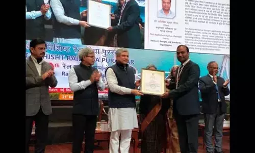 U.P. पुरस्कार समारोह में चमक, आरडीएसओ को एक, एनईआर को तीन पुरस्कार