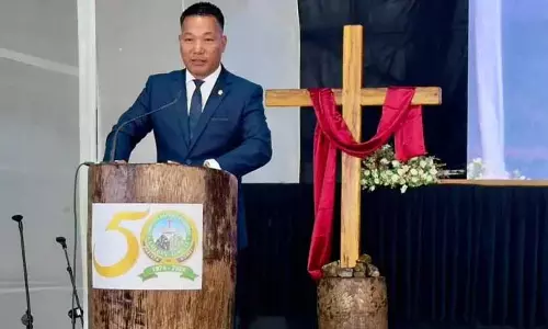 Nagaland :  लॉन्गटिंग बैपटिस्ट चर्च ने स्वर्ण जयंती मनाई