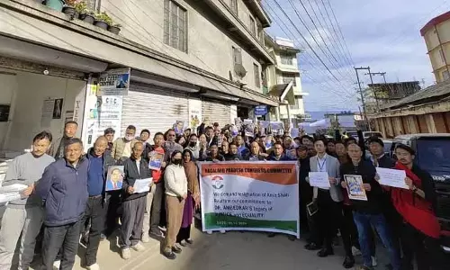 Nagaland :  एनपीसीसी ने प्रदर्शन किया, गृह मंत्री के इस्तीफे की मांग की